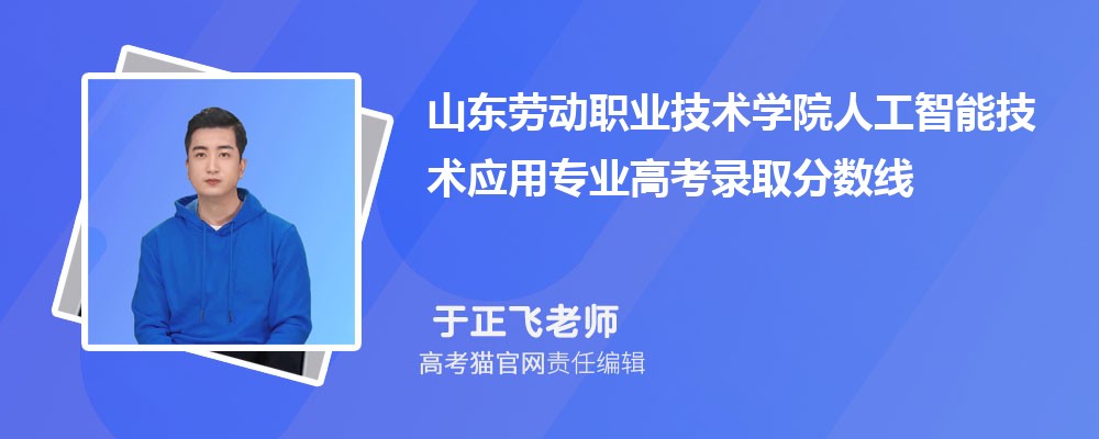 山东劳动职业技术学院人工智能技术应用专业高考录取分数线是多少?附历年